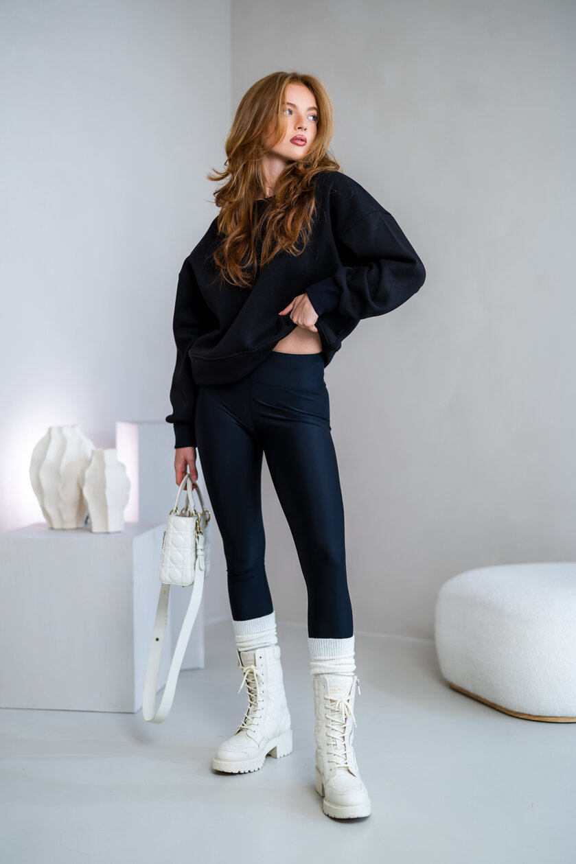 LEGÍNY “ROBYN” - DLHÉ - 10 CM GUMA V PÁSE