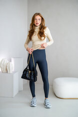 LEGÍNY “ROBYN” - DLHÉ - 10 CM GUMA V PÁSE