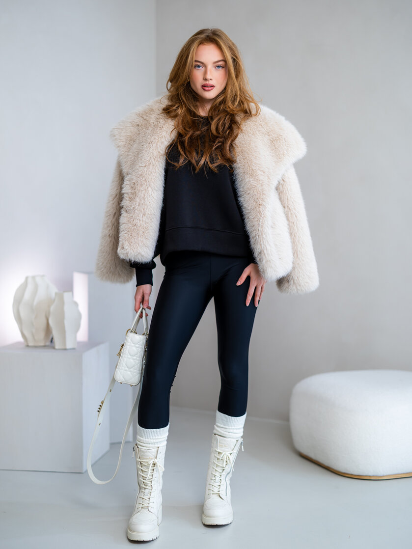 LEGÍNY “ROBYN” - DLHÉ - 10 CM GUMA V PÁSE