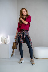 LEGÍNY “ROBYN” - DLHÉ - 10 CM GUMA V PÁSE