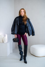 LEGÍNY “ROBYN” - DLHÉ - 7 CM GUMA V PÁSE