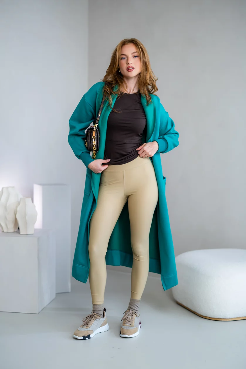 LEGÍNY “ROBYN” - DLHÉ - 7 CM GUMA V PÁSE