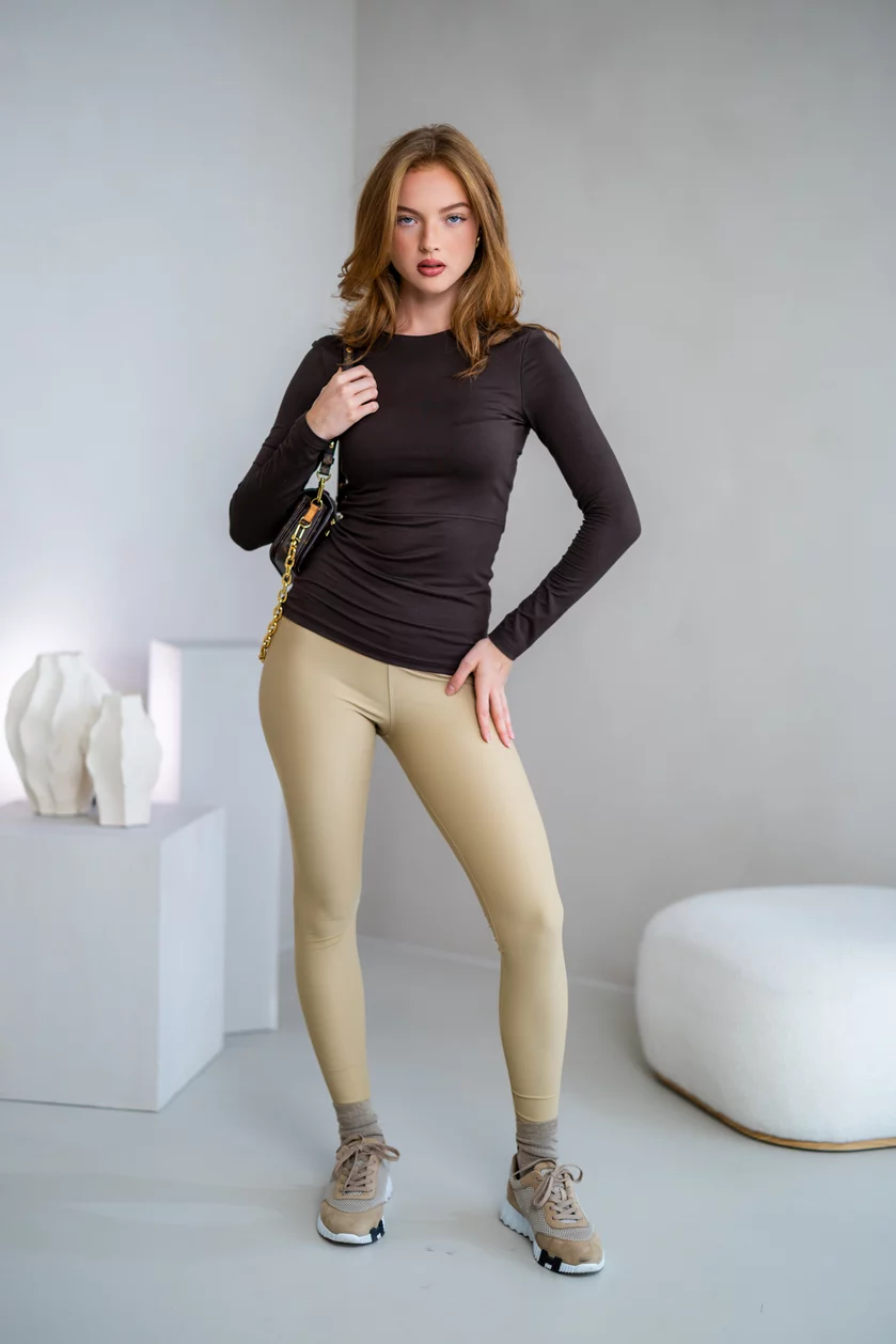 LEGÍNY “ROBYN” - DLHÉ - 7 CM GUMA V PÁSE