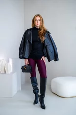 LEGÍNY “ROBYN” - DLHÉ - 7 CM GUMA V PÁSE