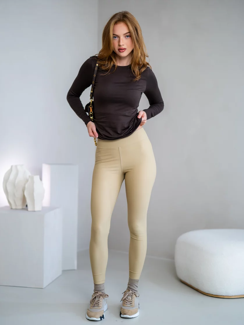 LEGÍNY “ROBYN” - DLHÉ - 7 CM GUMA V PÁSE