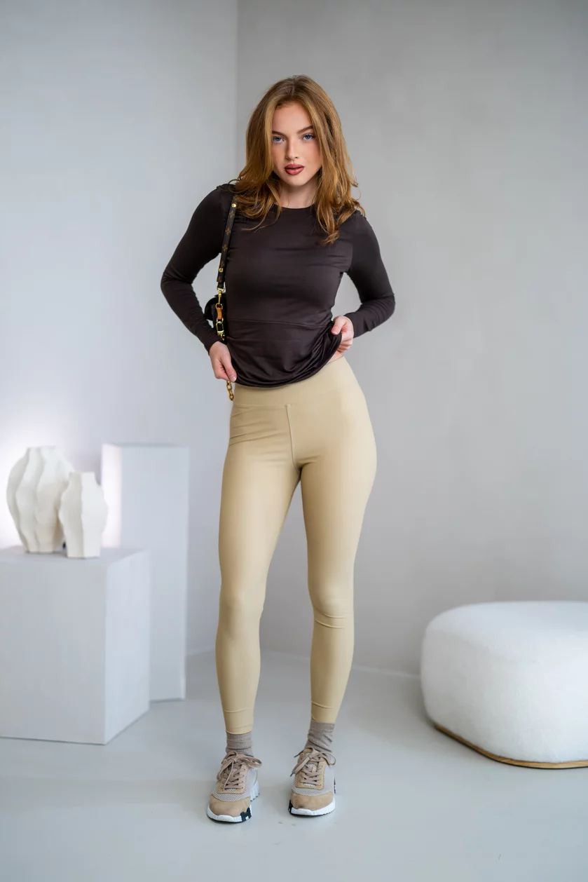 LEGÍNY “ROBYN” - DLHÉ - 7 CM GUMA V PÁSE