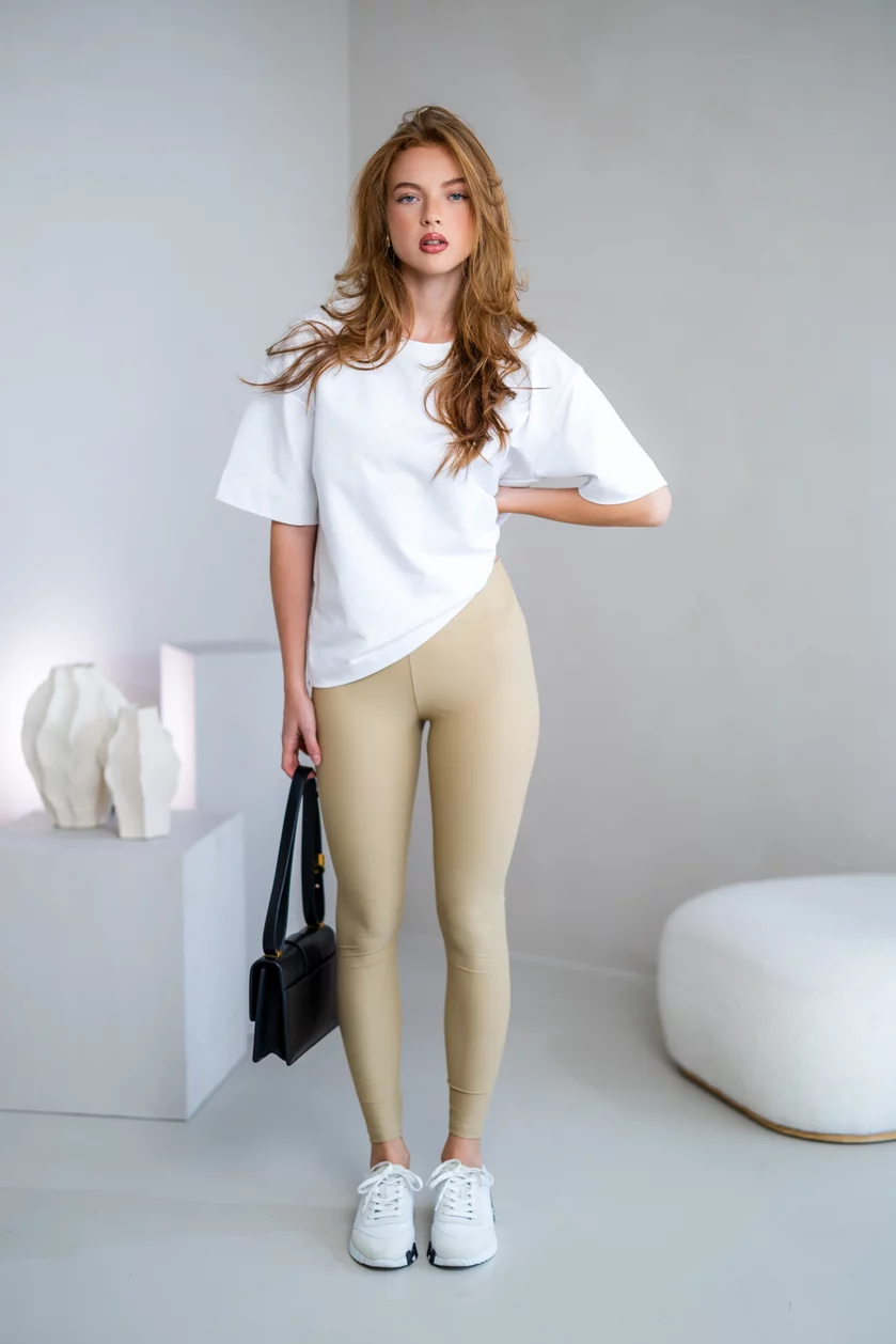 LEGÍNY “ROBYN” - DLHÉ - 7 CM GUMA V PÁSE