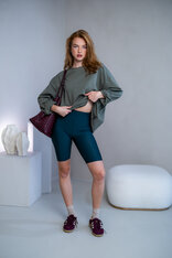 LEGÍNY “ROBYN” - KRÁTKE - 10 CM GUMA V PÁSE