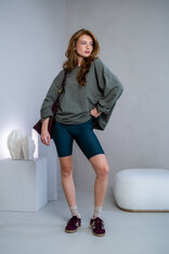 LEGÍNY “ROBYN” - KRÁTKE - 10 CM GUMA V PÁSE