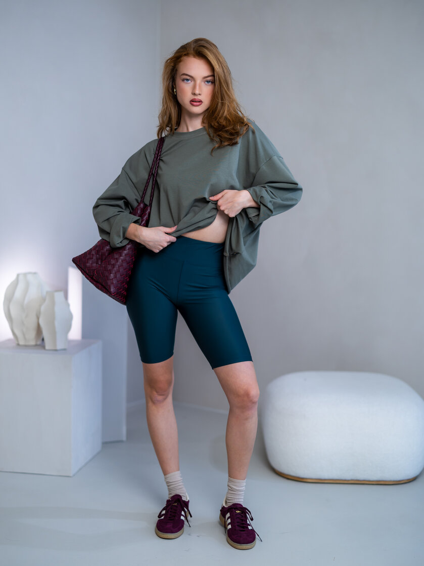 LEGÍNY “ROBYN” - KRÁTKE - 10 CM GUMA V PÁSE