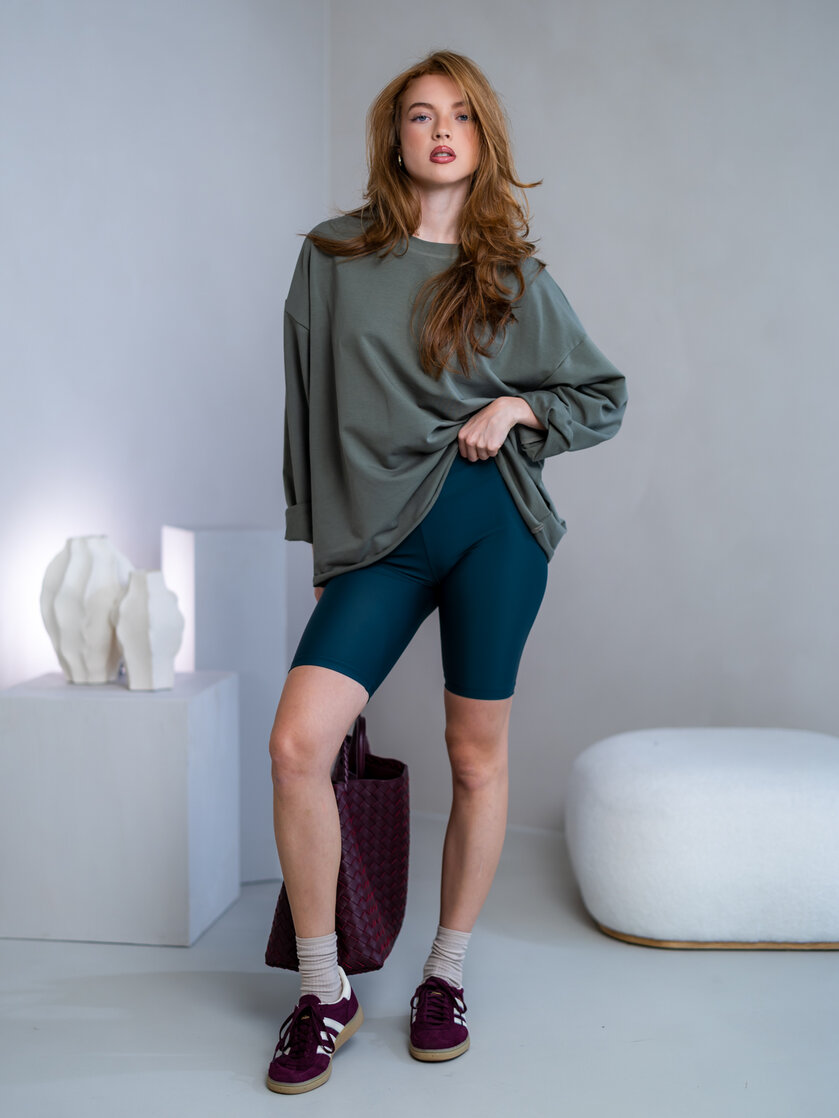 LEGÍNY “ROBYN” - KRÁTKE - 10 CM GUMA V PÁSE