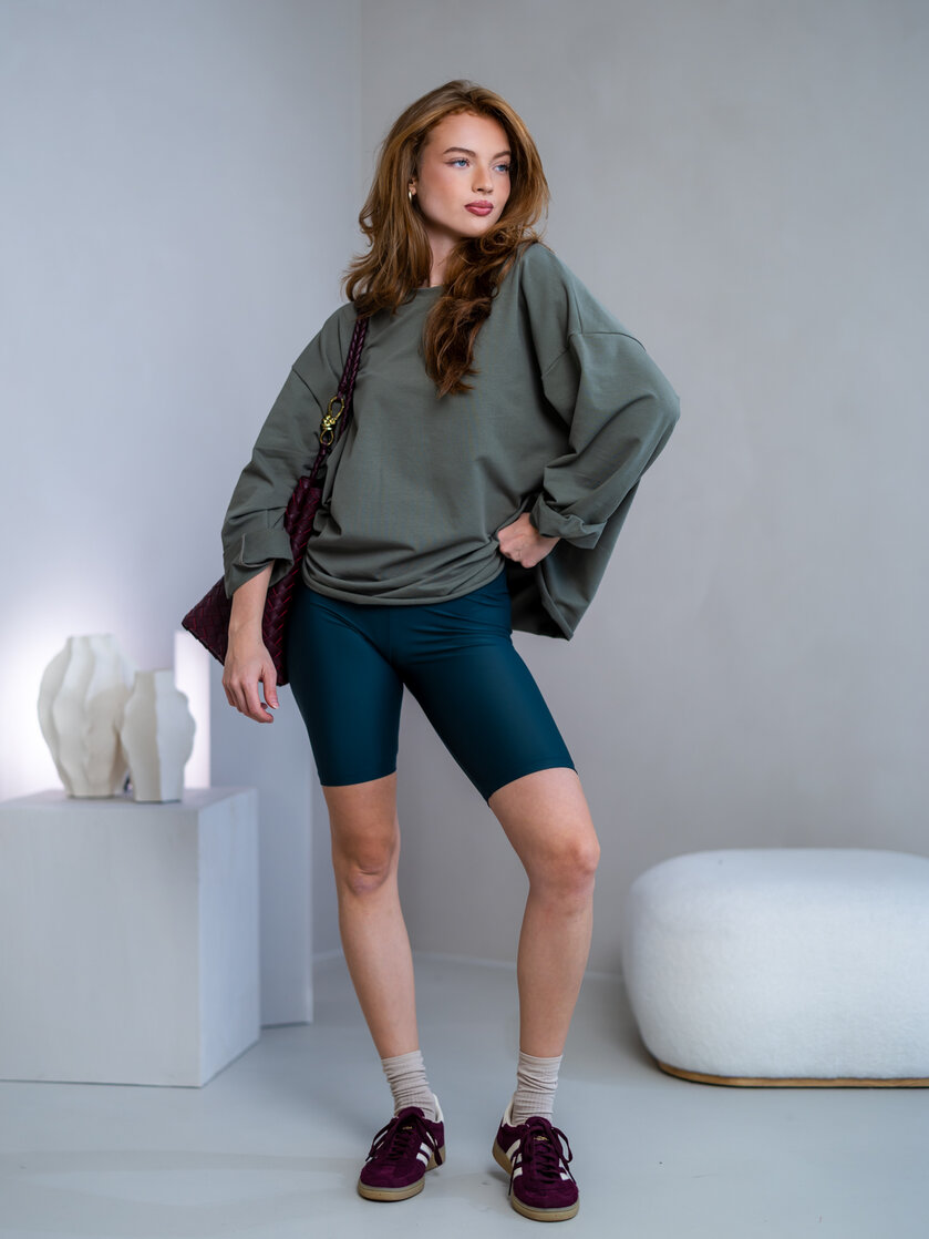 LEGÍNY “ROBYN” - KRÁTKE - 10 CM GUMA V PÁSE