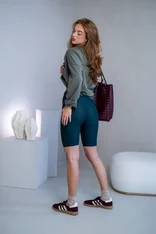 LEGÍNY “ROBYN” - KRÁTKE - 10 CM GUMA V PÁSE