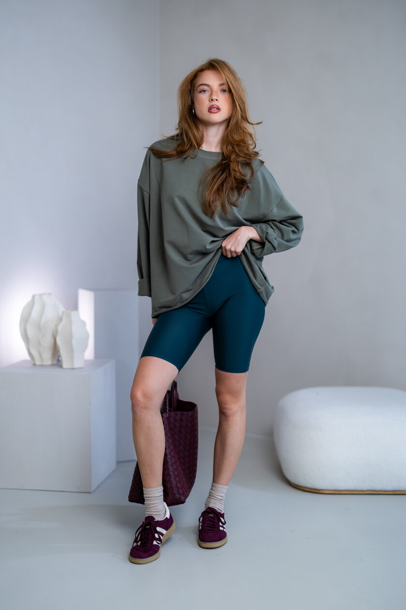 LEGÍNY “ROBYN” - KRÁTKE - 10 CM GUMA V PÁSE