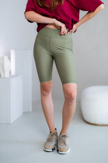 LEGÍNY “ROBYN” - KRÁTKE - 7 CM GUMA V PÁSE