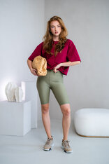 LEGÍNY “ROBYN” - KRÁTKE - 7 CM GUMA V PÁSE