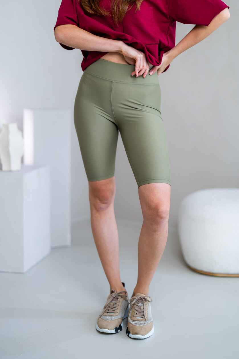 LEGÍNY “ROBYN” - KRÁTKE - 7 CM GUMA V PÁSE