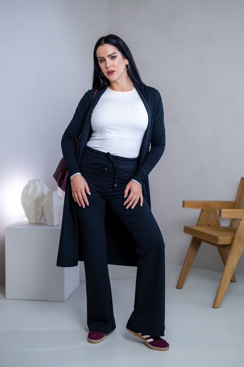 LEŽÉRNY KARDIGAN “HARPER” S VIAZAČKOU