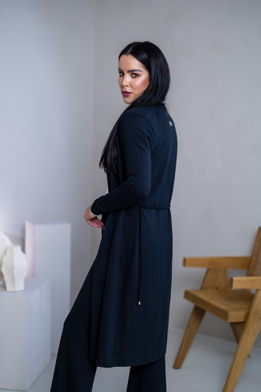 LEŽÉRNY KARDIGAN “HARPER” S VIAZAČKOU