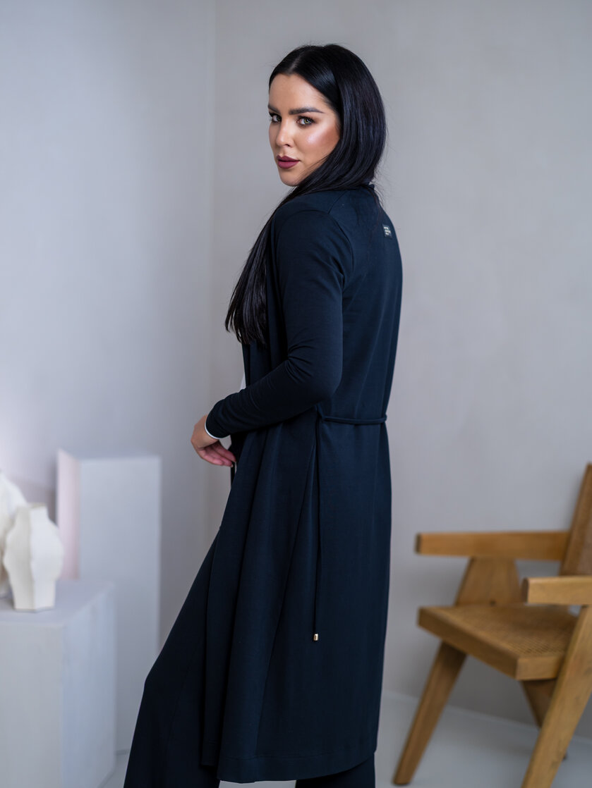 LEŽÉRNY KARDIGAN “HARPER” S VIAZAČKOU