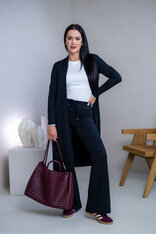 LEŽÉRNY KARDIGAN “HARPER” S VIAZAČKOU