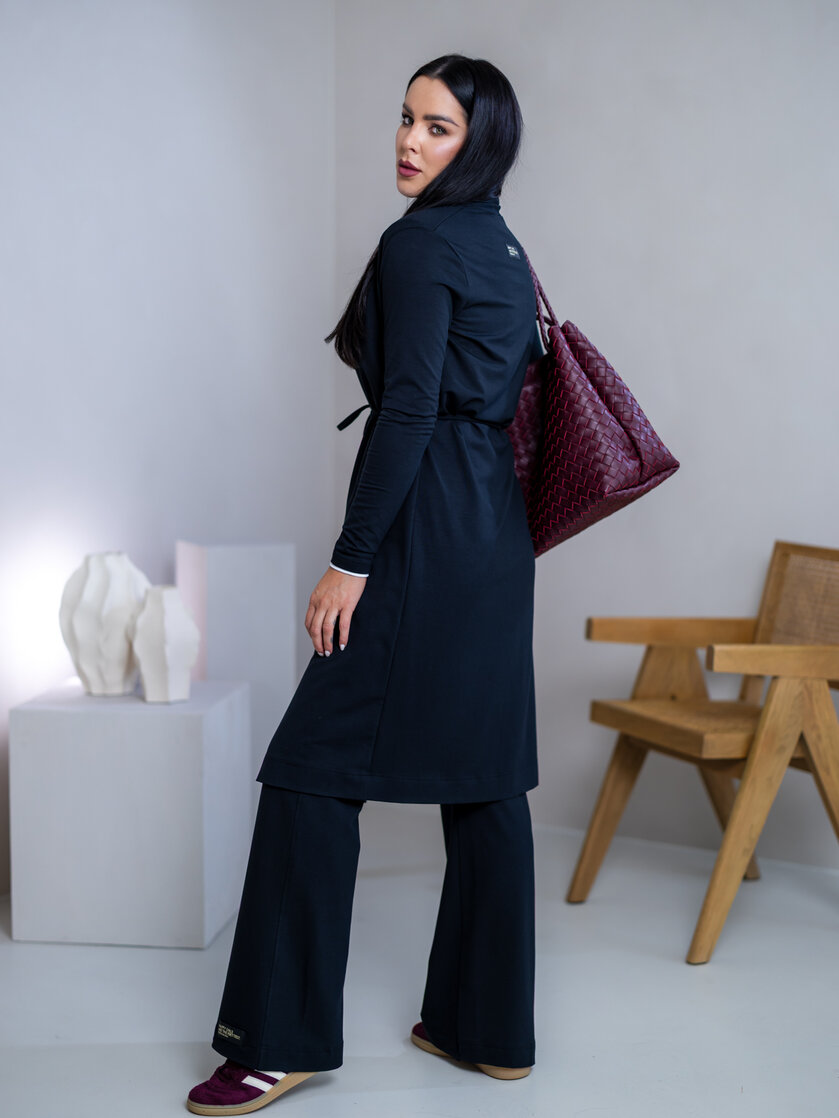 LEŽÉRNY KARDIGAN “HARPER” S VIAZAČKOU