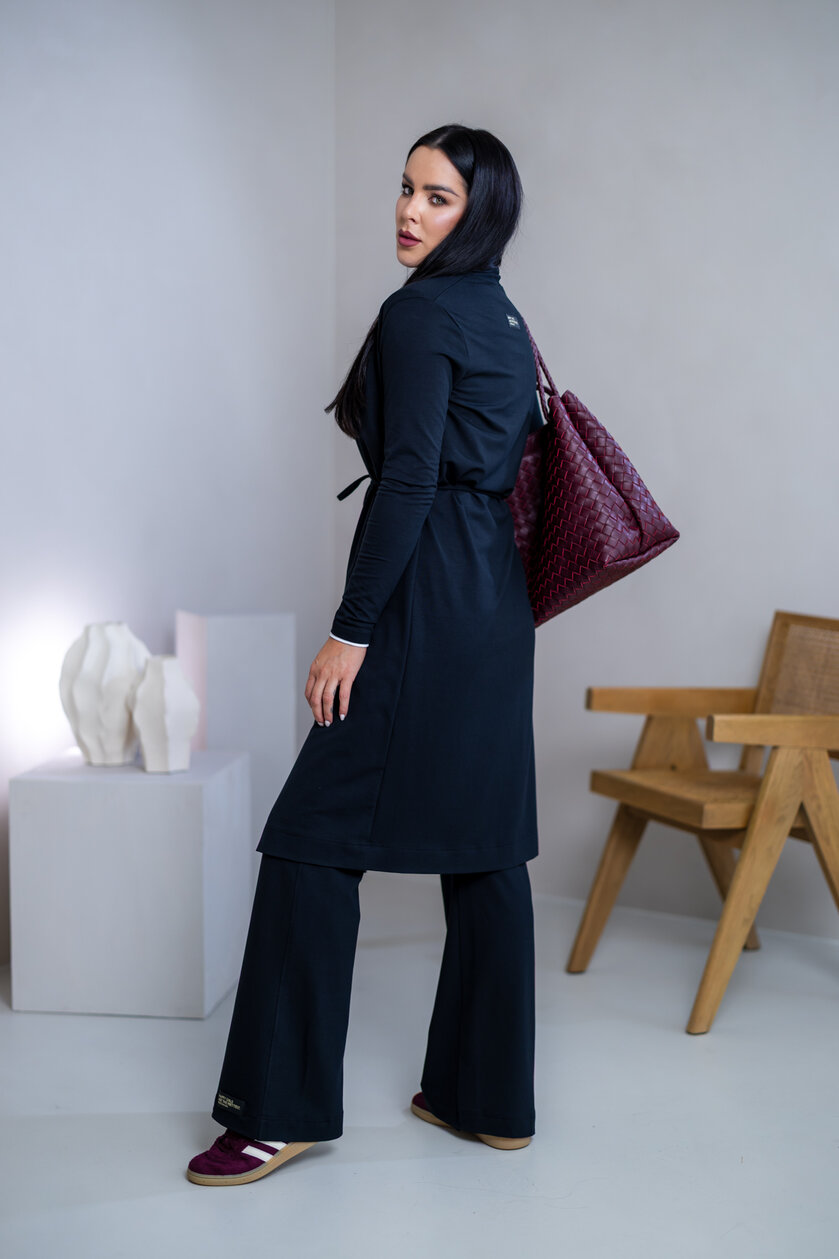 LEŽÉRNY KARDIGAN “HARPER” S VIAZAČKOU