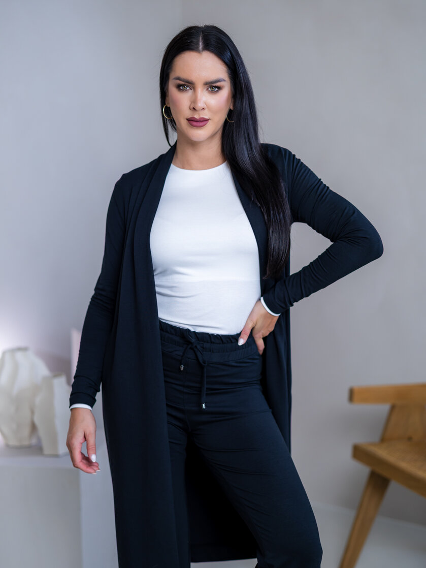 LEŽÉRNY KARDIGAN “HARPER” S VIAZAČKOU