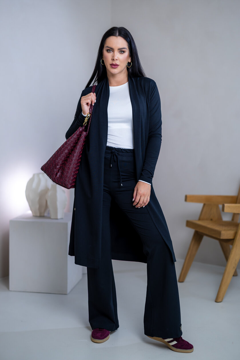 LEŽÉRNY KARDIGAN “HARPER” S VIAZAČKOU