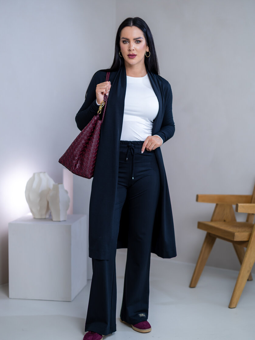 LEŽÉRNY KARDIGAN “HARPER” S VIAZAČKOU