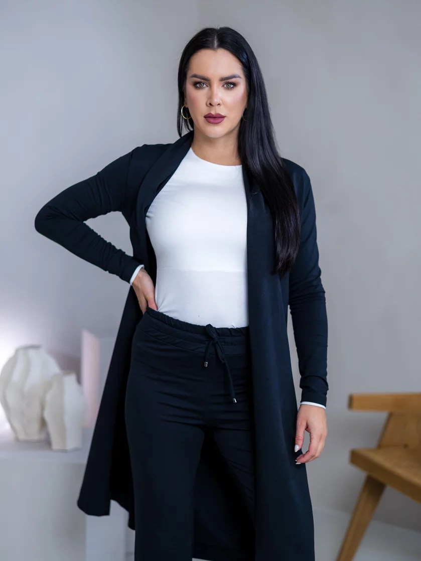 LEŽÉRNY KARDIGAN “HARPER” S VIAZAČKOU