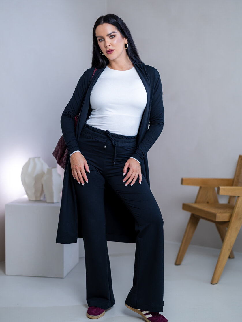 LEŽÉRNY KARDIGAN “HARPER” S VIAZAČKOU