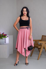 MIDI CÍPOVÁ SUKŇA “LUNA” S VRECKAMI