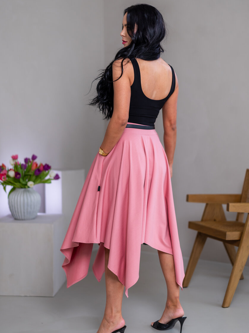 MIDI CÍPOVÁ SUKŇA “LUNA” S VRECKAMI