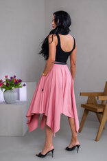 MIDI CÍPOVÁ SUKŇA “LUNA” S VRECKAMI