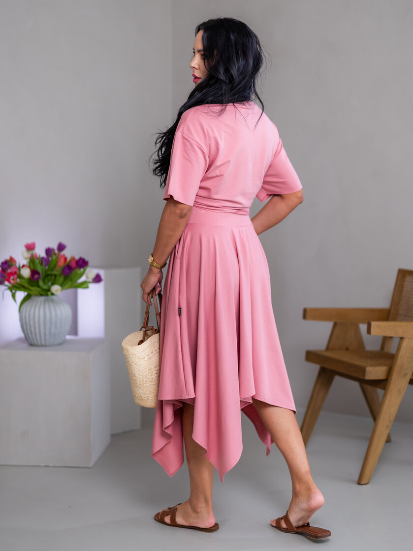 MIDI CÍPOVÁ SUKŇA “LUNA” S VRECKAMI