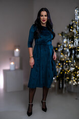 MIDI ŠATY “JULIET” S LODIČKOVÝM VÝSTRIHOM