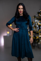 MIDI ŠATY “JULIET” S LODIČKOVÝM VÝSTRIHOM