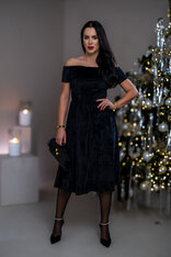 MIDI ŠATY “JULIET” S ODHALENÝMI RAMENAMI