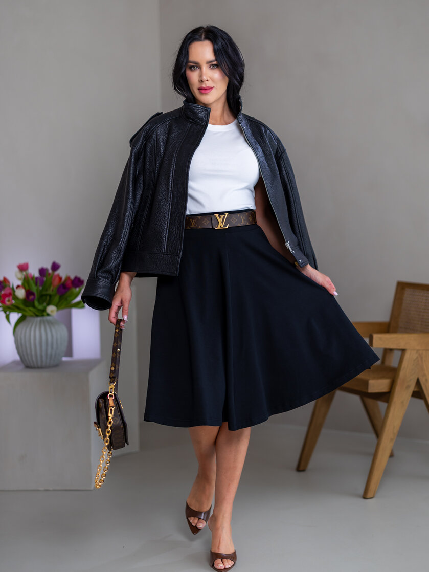 MIDI SUKŇA “BELLA” S VRECKAMI