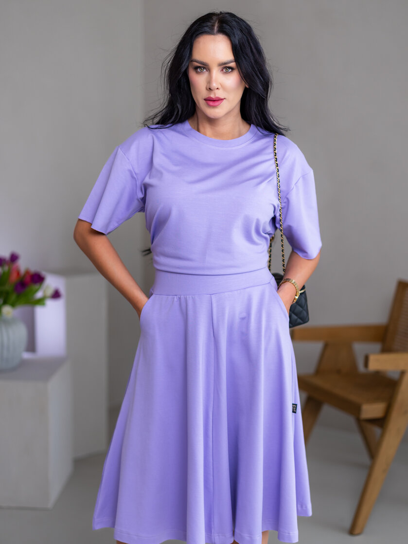 MIDI SUKŇA “BELLA” S VRECKAMI