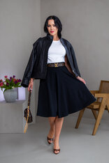 MIDI SUKŇA “BELLA” S VRECKAMI