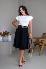 MIDI SUKŇA “BELLA” S VRECKAMI