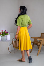 MIDI SUKŇA “BELLA” S VRECKAMI