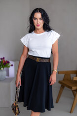 MIDI SUKŇA “BELLA” S VRECKAMI