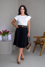 MIDI SUKŇA “BELLA” S VRECKAMI