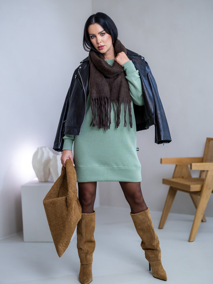 MIERNE VOĽNÉ MIKINOŠATY “KARLA” - HLADKÉ