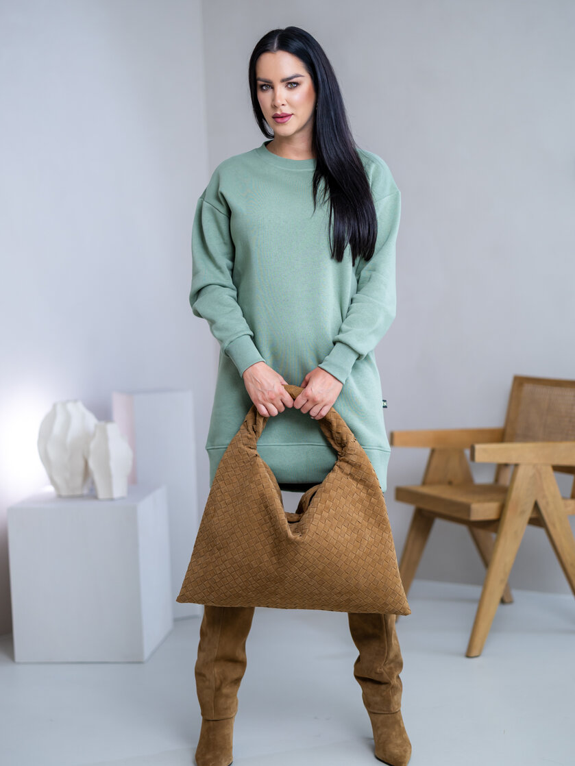 MIERNE VOĽNÉ MIKINOŠATY “KARLA” - HLADKÉ