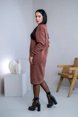 MIERNE VOĽNÉ MIKINOŠATY “KARLA” - HLADKÉ - MIDI DĹŽKA MIERNE VOĽNÉ MIKINOŠATY “KARLA” - HLADKÉ - MIDI DĹŽKA