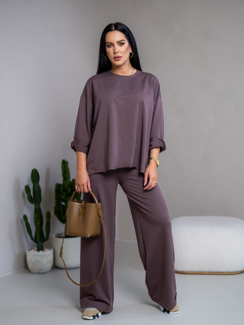 MIKINA EXTREM OVERSIZE “VIVIENE” - HLADKÁ